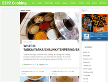 Tablet Screenshot of ezpzcooking.com